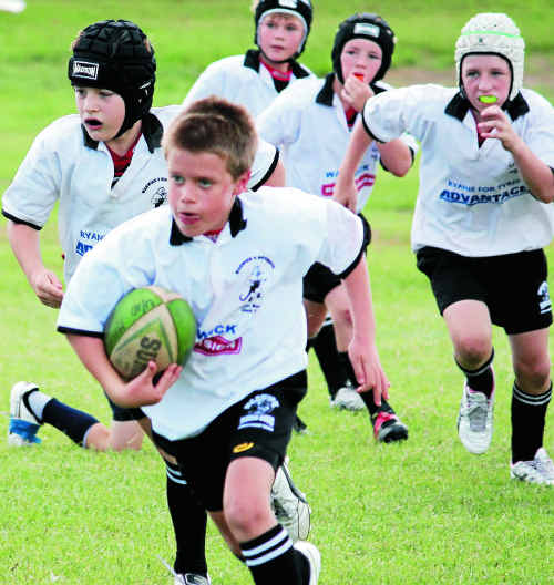 It's junior rugby league grand final day.